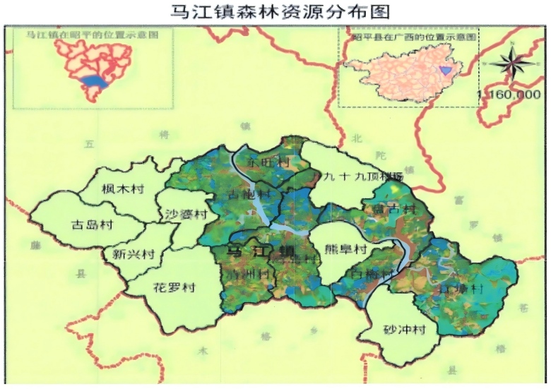 e0718c315a1e103b 马江镇森林资源分布图